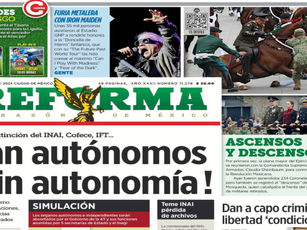 Jueves 21 de noviembre. Reforme