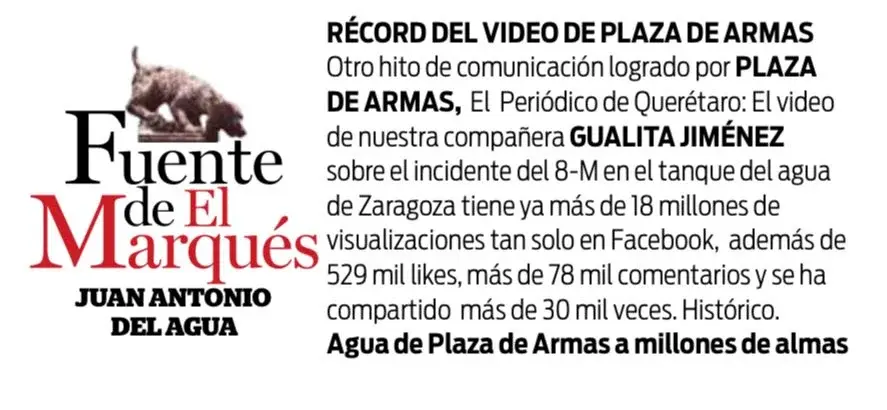 Martes 31 Marzo. Fuente de El Marqués