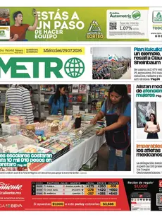 Miércoles 29 julio. Publi Metro