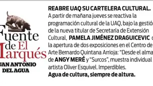 Miércoles 29 julio. Fuente de El Marqués