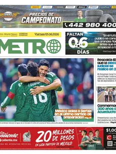 Viernes 5 junio. Publi Metro
