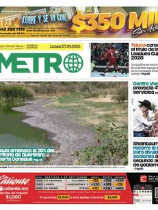 Lunes 7 septiembre. Publi Metro