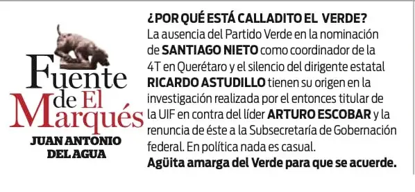Lunes 31 agosto. Fuente de El Marqués