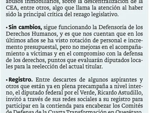 Miércoles 24 junio. Política Confidencial
