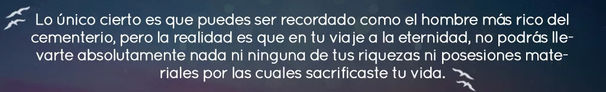 ¿Es malo aspirar a la riqueza?