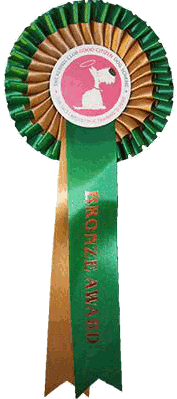 Solway Dog Training Club - GCDS Bronze Award Rosette