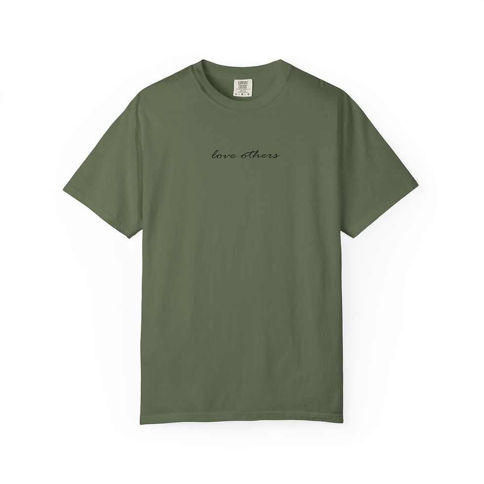 Thumbnail: 'Love Others' Minimalist Chest T-Shirt — Casual Everyday Tee