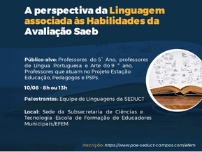 Formação de Linguagens - A perspectiva da linguagem associada às habilidades do SAEB