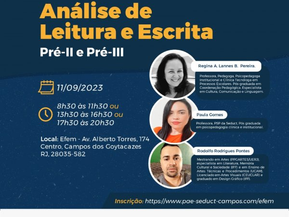 Análise de Leitura e Escrita