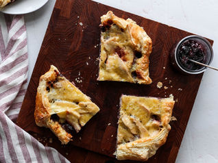 Turkey and Cherry Puff Pastry Tart