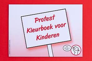 Protest Kleurboek voor Kinderen with 19 colouring images. Protest Supplies Store. 2021. Art.
