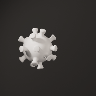 Eef Veldkamp, Rick Veldkamp, COVID-19 model #4, 2020, 3D animatie web square.gif