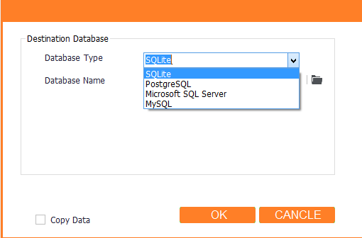 DATABASE ของโปรแกรมบันทึกเวลา