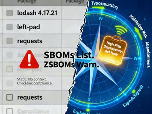 From SBOM to ZSBOM: Why Metadata-First Risk Classification Matters
