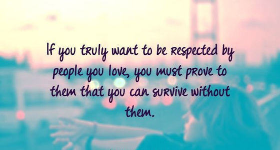 Be Emotionally Independent