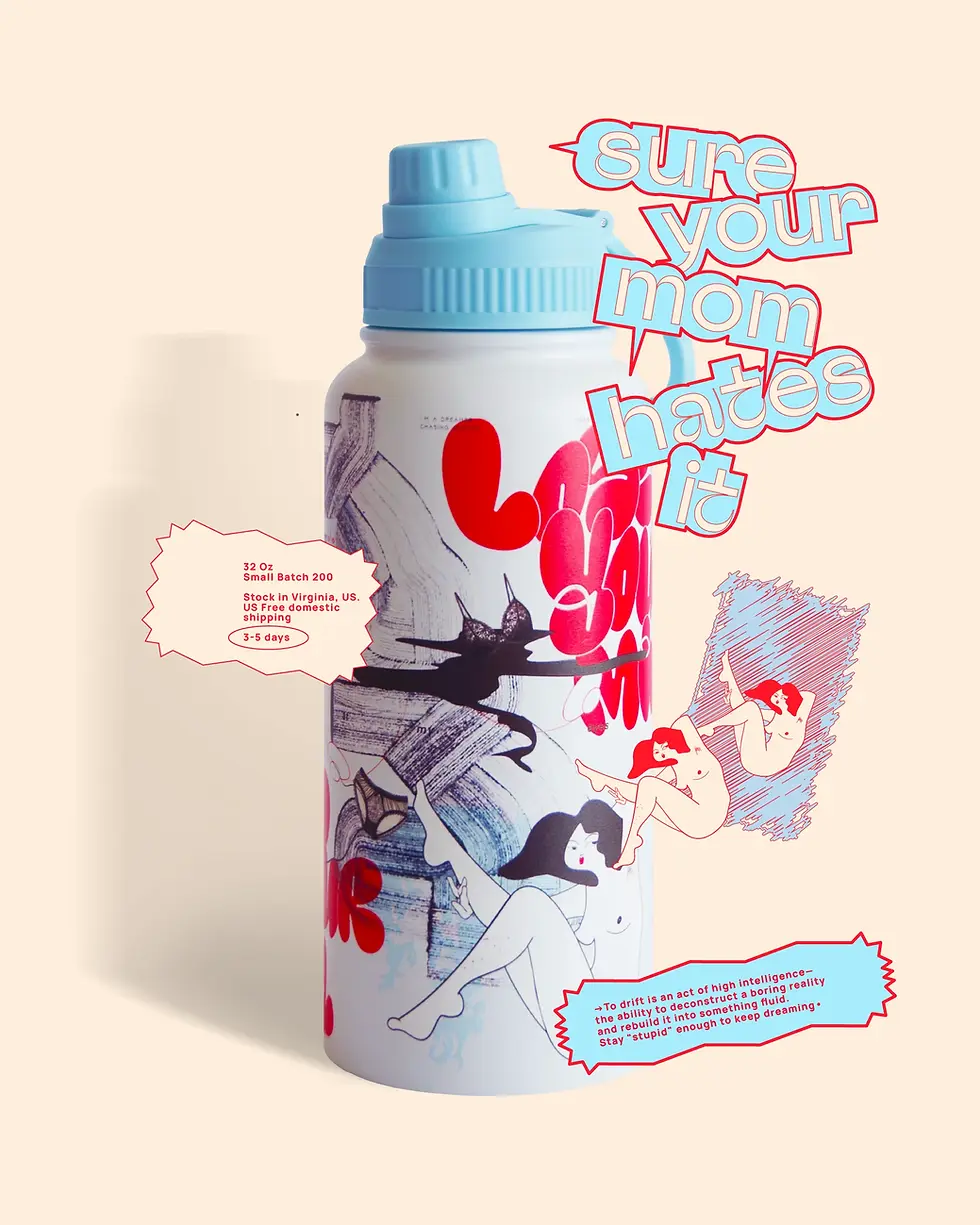 HFProjects Urban Collectible Art Bottle - Postmodern Edition - Creator Series