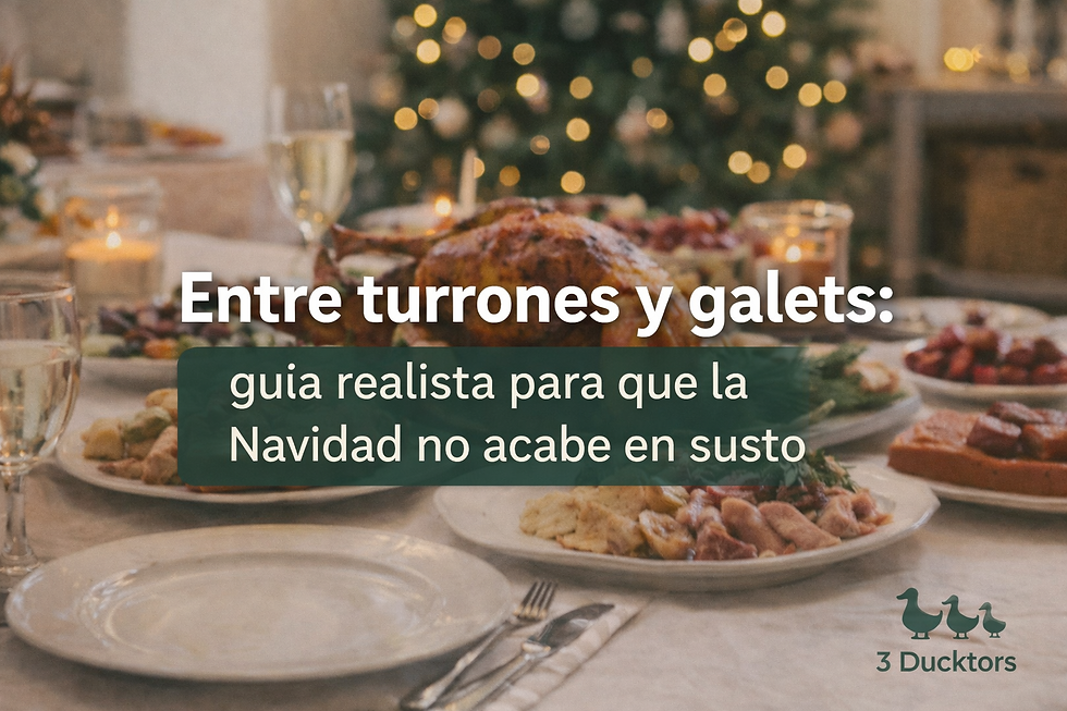 Entre turrones y galets:guía realista para que la Navidad no acabe en susto