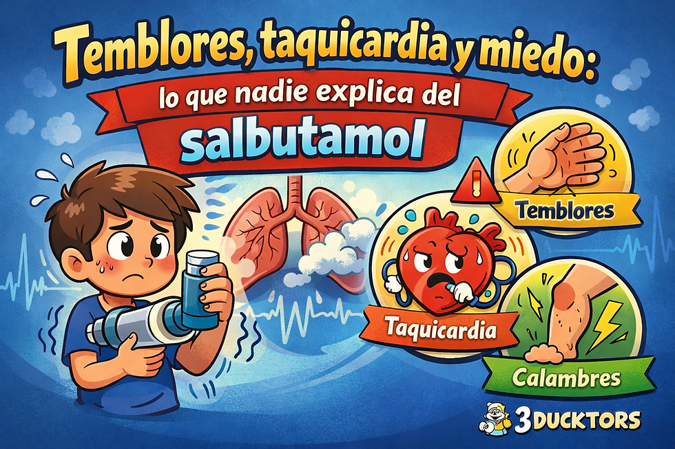 Temblores, taquicardia y miedo: lo que nadie explica del salbutamol