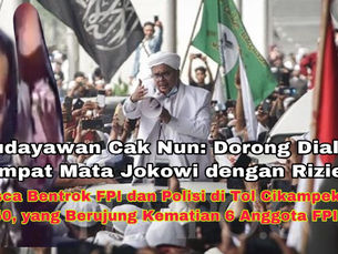 Budayawan Cak Nun: Dorong Dialog Empat Mata Jokowi dengan Rizieq
