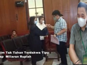 Hakim Tak Tahan Terdakwa Venansius dalam Kasus Tipu Gelap Senilai Miliaran Rupiah
