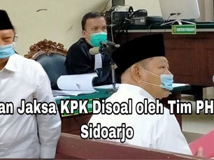 Dakwaan Jaksa KPK Disoal oleh Tim PH Bupati Sidoarjo 