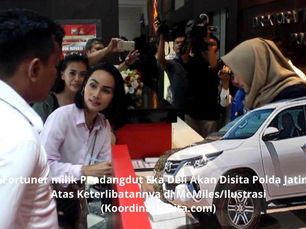 Fortuner Milik Pendangdut Eka Deli Akan Disita Polda Jatim, Atas Keterlibatannya di MeMiles