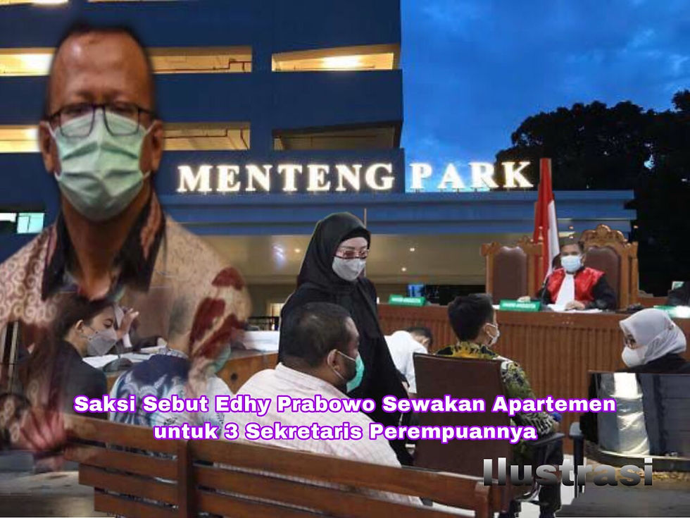 Edhy Prabowo menyewakan apartemen untuk tiga sekretaris perempuannya. Mereka adalah Anggia Tesalonika Kloer, Putri Elok Sukarni, dan Fidya Yusri. (Ilustrasi )