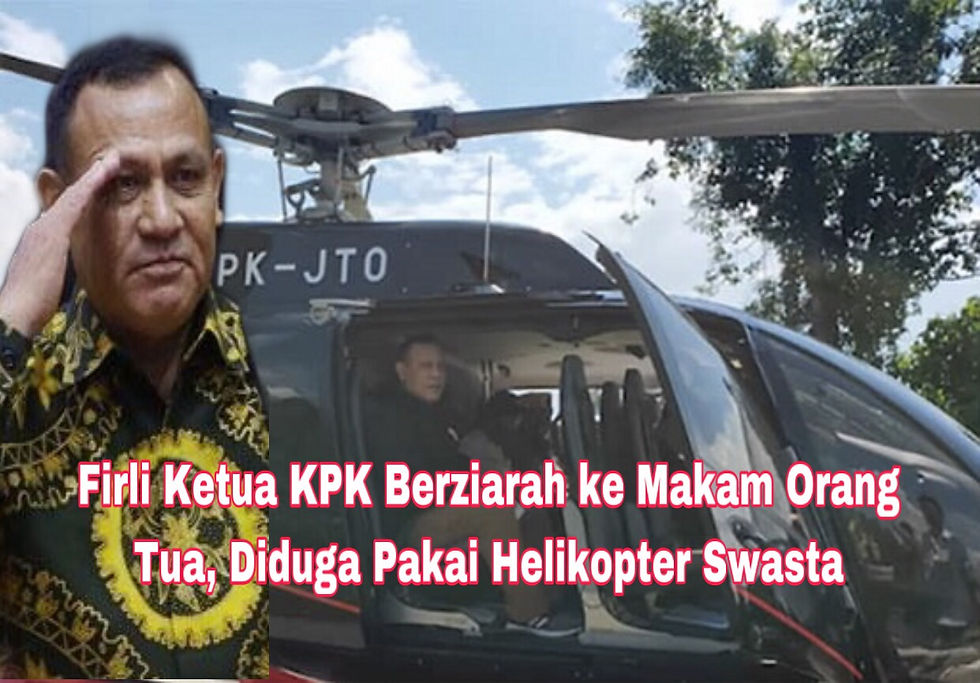 Baca juga: ketua-kpk-firli-bahuri-gunakan-helikopter-mewah-disoal-kini-dilaporkan-ke-dewas-kpk