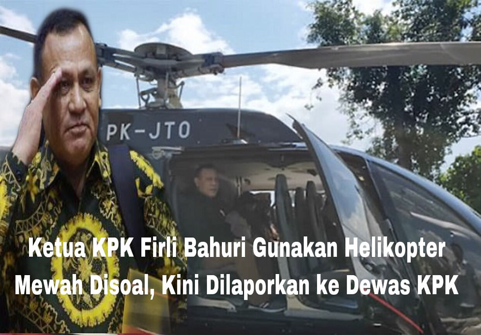 Baca juga: ketua-kpk-firli-bahuri-gunakan-helikopter-mewah-disoal-kini-dilaporkan-ke-dewas-kpk