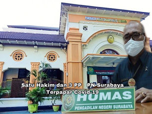 Diduga 1 Hakim dan 3 Pegawai Panitera Pengganti PN Surabaya Terpapar Covid-19