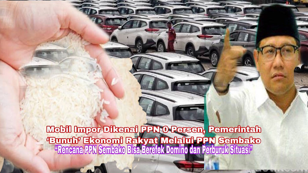 Wakil Ketua DPR RI Abdul Muhaimin Iskandar meminta pemerintah tinjau ulang rencana mengenakan PPN bagi sembako. (Foto: Ilustrasi)