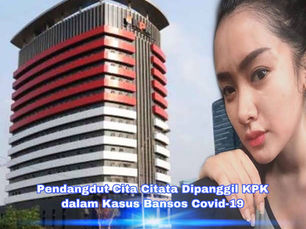 Pendangdut Cita Citata Dipanggil KPK dalam Kasus Bansos Covid-19