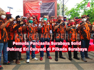 Pemuda Pancasila Surabaya Solid Dukung Eri Cahyadi di Pilkada Surabaya