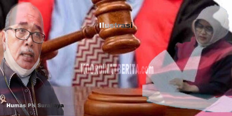 Humas PN Surabaya, Setelah saya klarifikasi info yg dipertanyakan oleh Penggugat via awak media, dan humas konfirmasi kpd Hakim dlm pkr No.28/ GS./ 2021...Ternyata hkm ybs tdk ada merasa memutus perkara tsb krn masih dlm tahap pemanggilan para pihak yg berperkara. Lalu humas konfirmasi lg kpd Jurusita dlm pkr tsb maka JS yg bersangkutan, menjawab tadi sore telah terjadi salah input relaas pemberitahuan putusan yg seharus nya ke no perkara 26/Pdt.Gs/2021 ter input ke pkr nomor perkara 28/Pdt.Gs/2021. ( Ilustrasi )