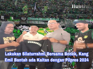 Lakukan Silaturrahmi Bersama Bonek, Kang Emil Bantah ada Kaitan dengan Pilpres 2024