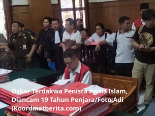Oskar Terdakwa Penista Agma Islam, Diancam 19 Tahun Penjara