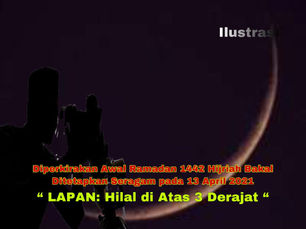 Diperkirakan Awal Ramadan 1442 Hijriah Bakal Ditetapkan Seragam pada 13 April 2021