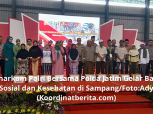 Baharkam Polri Bersama Polda Jatim Gelar Bakti Sosial dan Kesehatan di Sampang