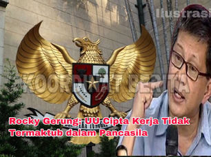 Rocky Gerung: UU Cipta Kerja Tidak Termaktub dalam Pancasila