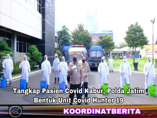 Pasien Covid Kabur, Polda Jatim Bentuk Unit Covid Hunter 19
