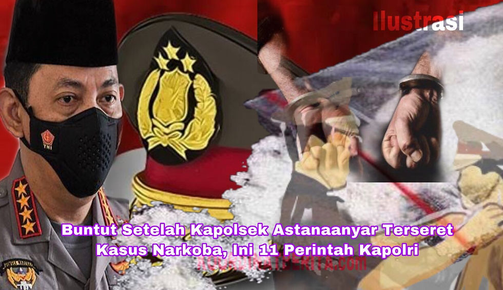 Kapolri Jenderal Listyo Sigit memerintahkan para Kapolda mengetatkan tes urin kepada para anggota. Deteksi dini penyalahgunaan narkoba.( Ilustrasi )