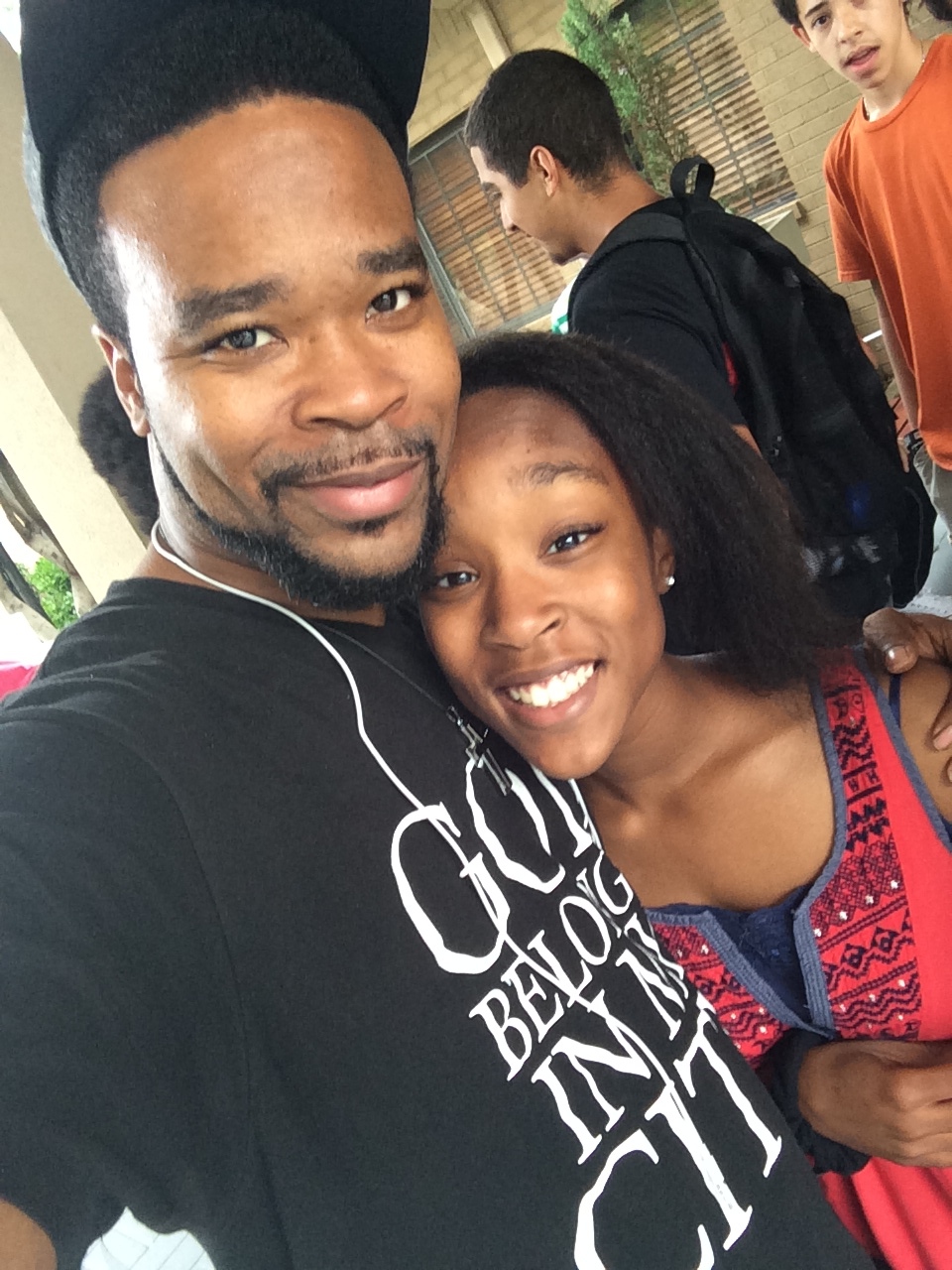 With one of my twins!