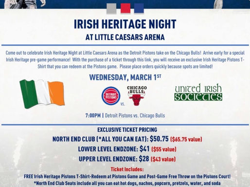 IRISH HERITAGE NIGHT