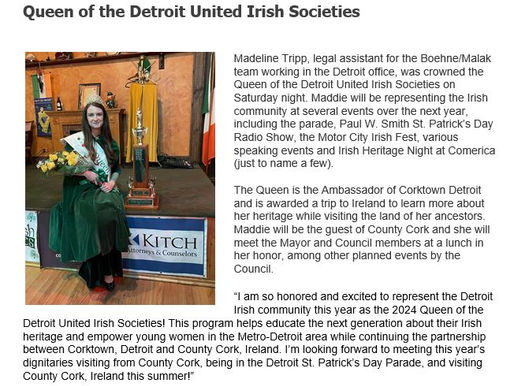 Congrats to IN Detroit Member, Madeline Tripp!