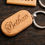 Thumbnail: Wooden Keyring (Rounded Rectangle)