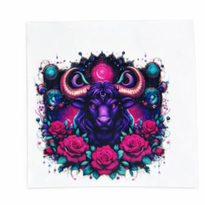 Thumbnail: Taurus Round Acrylic Keyring