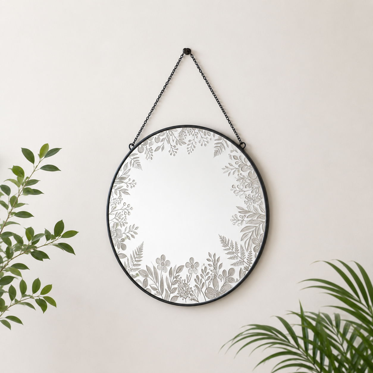 Botanical Large Hanging Mirror
