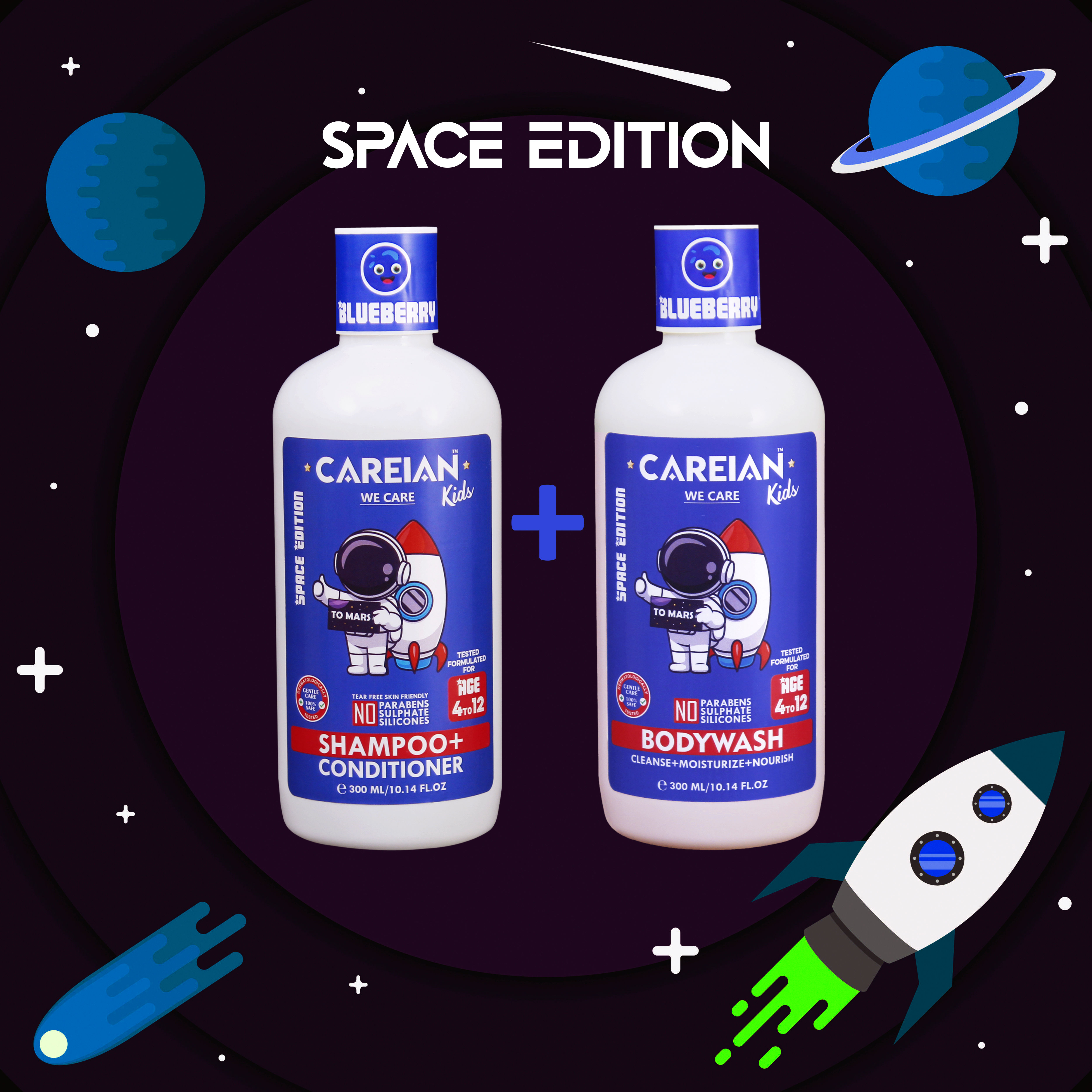 Blueberry Bodywash and Shampoo 300ml x 2