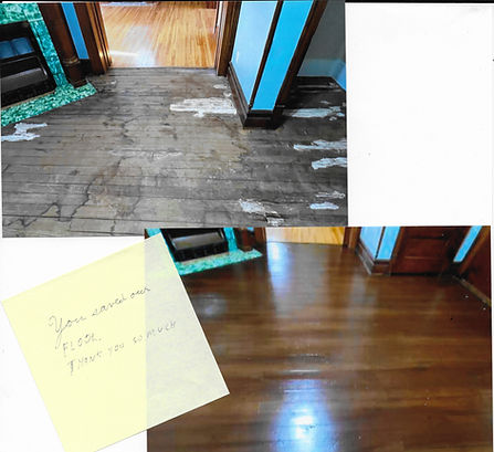Wood Floor Refinishing with no sanding 1/2 the cost of sanding restoration waterbased polyurethane stain fort wayne indiana