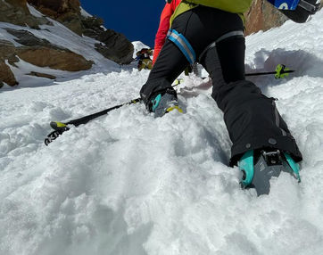 Technischer Übergang bei der Chelenalplücke 
